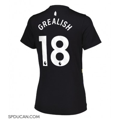 Zenski Nogometni Dres Everton Jack Grealish #18 Rezervni 2025-26 Kratak Rukav Zenski Nogometni Dres Everton Jack Grealish #18 Rezervni 2025-26 Kratak Rukav